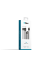 Ttec 2dk7521s Trio 3lü Micro Usb Type-c Lightning Usb Şarj Kablosu Siyah