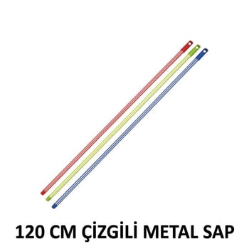 Çizgili Metal Sap 120 Cm-fırça Sapı