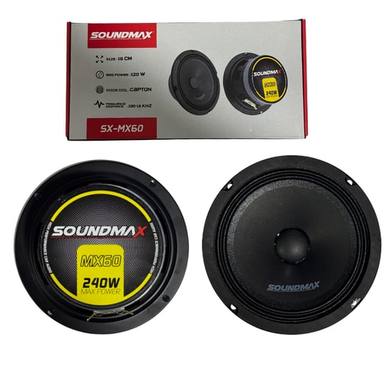 Soundmax Sx-mx60 16cm 240w 120rms Midrange