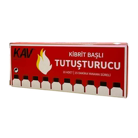 Kav Kibrit Başlı Tutuşturucu 10 Lu