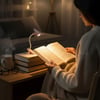 Buffer® Lamba model Mandallı Led Kitap Okuma Lambası – Kıvrılabilir Esnek Gövdeli, Taşınabilir Gece