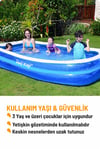 Heykida Büyük Boy Pompalı Aile Havuzu ( 211x140x46)
