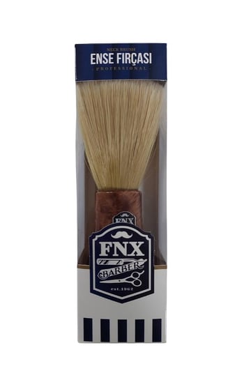 Fnx Barber Ahşap Saplı Profesyonel Ense Fırçası No: 1