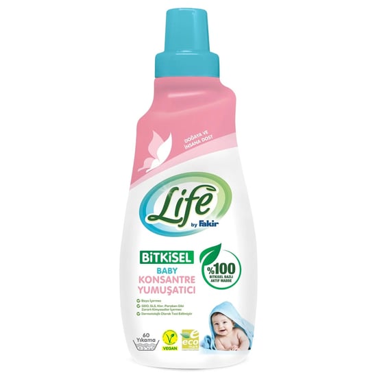 Fakir Life by Baby %100 Bitkisel Konsantre Yumuşatıcı 60 Yıkama 1500 ml