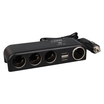 Olesson 1525 12-24v Çift Usb'lı 120w 80cm Kablolu 4'lü Araç Çakmak Çoklayıcı