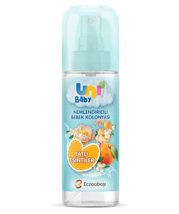 Uni Baby Tatlı Esintiler Nemlendiricli Sprey Bebek Kolonyası 150 