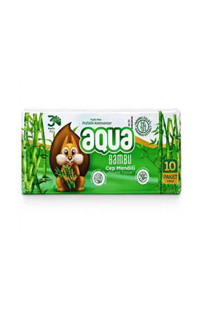 Aqua Mendil Bambu 10'lu
