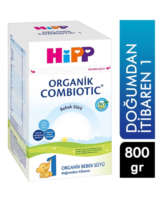 Hipp Organik Combiotic Bebek Sütü 800 G Doğumdan İtibaren 1