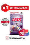 Arex Matik Toz Deterjan Lavanta Ferahlığı Renkliler için 9kg