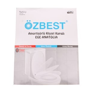 Özbest Ege ( Amortisörlü ) Klozet Kapak Anatolia