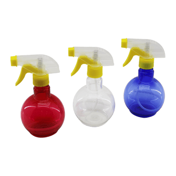 Maxel Y-279 ( 350ml ) ( Renkli Şeffaf Tombul & Plastik ) Boş Sprey Püskürtücü Şişe