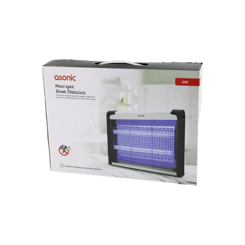 Asonic As-a28 Sinek Öldürücü Cız Makine ( 4w & 2000v ) (2pcs Led Mavi Işık Tüpü Floresan) (30m2 Etkinlik Alanı)