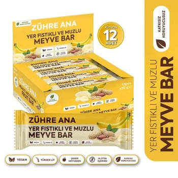 Zühre Ana Yerfıstıklı ve Muzlu Bar 35 Gr