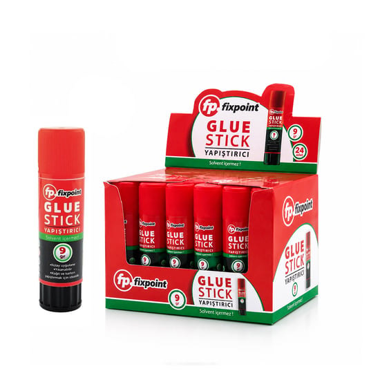 Fixpoint P-0636 ( 9gr ) Stick Yapıştırıcı (solvent İçermez) (yıkanabilir) (kolay Uygulama) (kağıt & Karton Yapıştırıcı Stick) Prit
