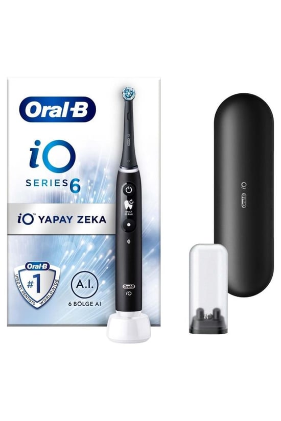 Oral-B iO 6 Siyah Şarjlı Diş Fırçası