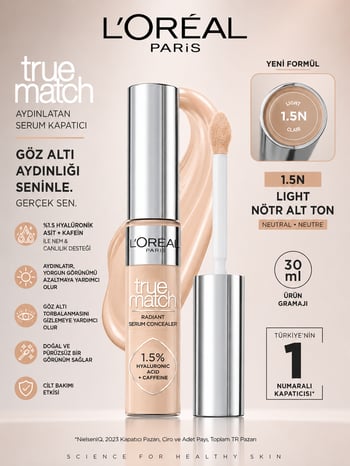 L'oreal Paris True Match Aydınlatan Serum Kapatıcı - 1.5n 11 Ml