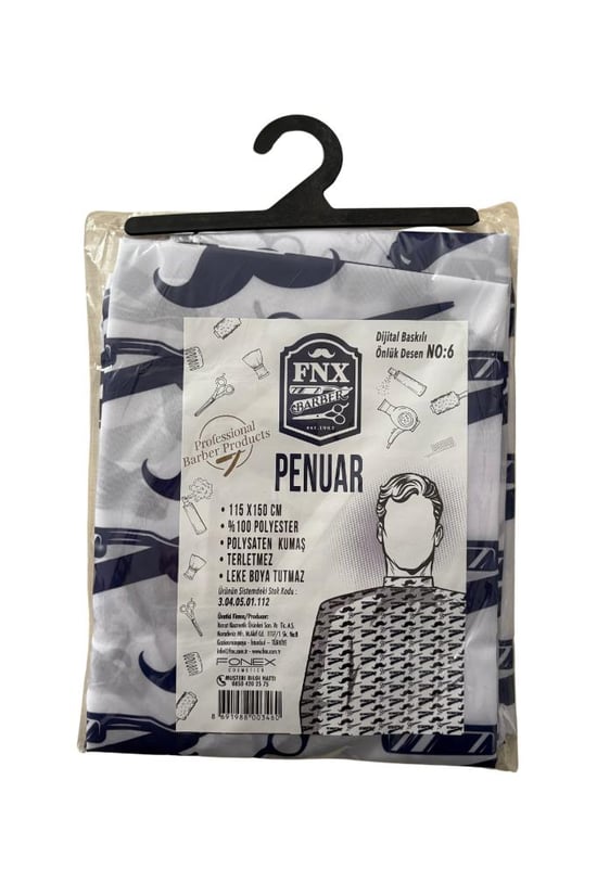 Fnx Berber Önlük Kesim Penuarı 115x150 Cm Dijital Baskı Nu:6