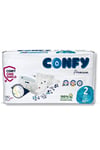 Confy Premium 2 Numara Bebek Bezi Mini 3 - 6 Kg 40 Adet