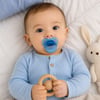 Wee Baby 2’li Damaklı Silikon Emzik 0-6 Ay Erkek