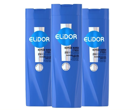 Elidor Şampuan ve Bakım Kremi Kepeğe Karşı Etkili 2'si 1 Arada 400 Ml