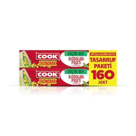 Cook Eko Buzdolabı Poşeti Küçük Boy 160'lı