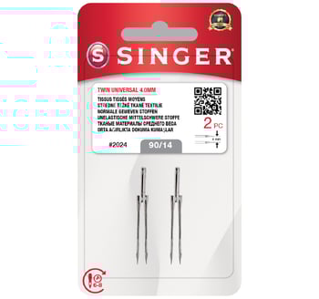 Çift İğne 4mm. (2'li Blister/14 No.)