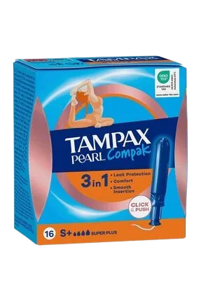 Tampax Tampon Pearl Comfort Süper Plus 16'lı