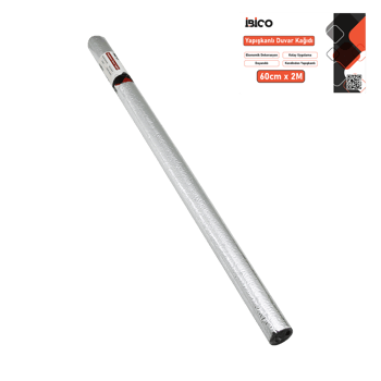 İ13-081 ( 2mt X 60cm )( Alüminyum Gümüş )( Tezgah Üstü ) Folyo Sticker & Duvar Kağıt ( Kendinden Yapışkanlı & Eko Dekorasyon & Dayanıklı )