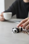 Panda Figürlü Hareketli Anahtarlık