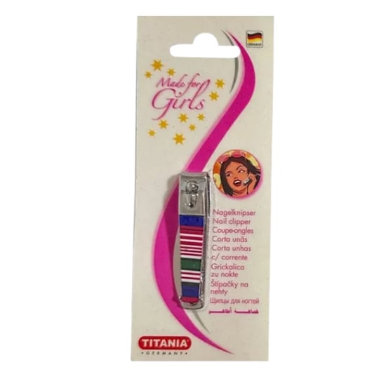 Titania Karışık Desenli Çocuk Tırnak Makası - Renkli Seri