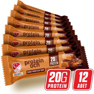 Protein Ocn Bar Salted Caremel 50 Gr *12