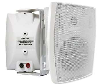 Nwork Nx-5 Sütun Hoparlör 13cm 30 Watt Beyaz 1 Adet