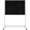 Çift Taraflı Mobil Kumaş Pano 90x120cm
