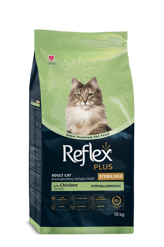 Plus Tavuklu Yetişkin Kısırlaştırılmış Kedi Maması 15 Kg