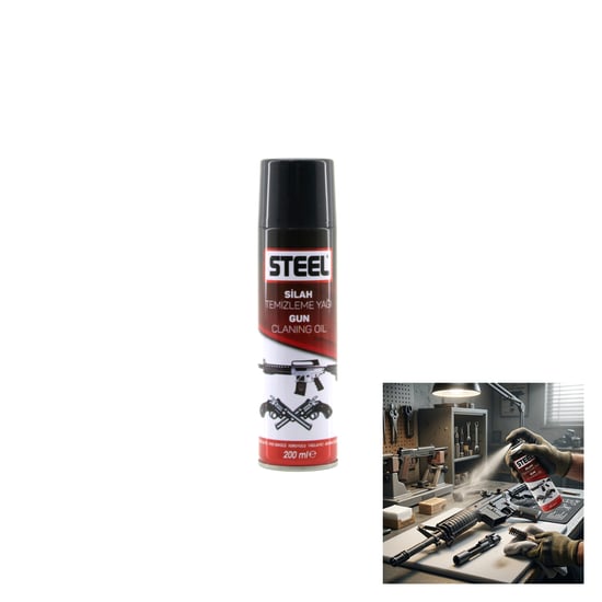 Steel Ck-3308 Silah Temizleme Yağı & Sprey ( 200ml )
