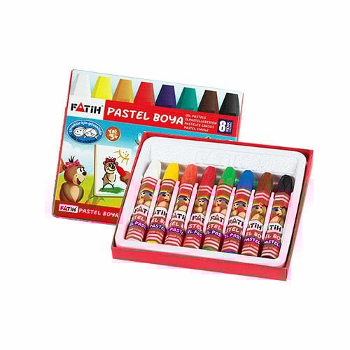 Fatih 8 Renk Pastel Boya 34008