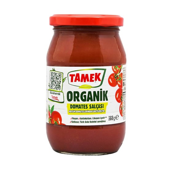 Tamek Organik Domates Salçası 360 gr
