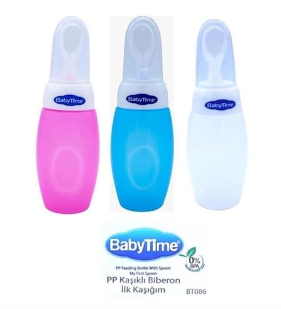 Babytime Kaşıklı Mama Biberonu 225 Ml Bt086