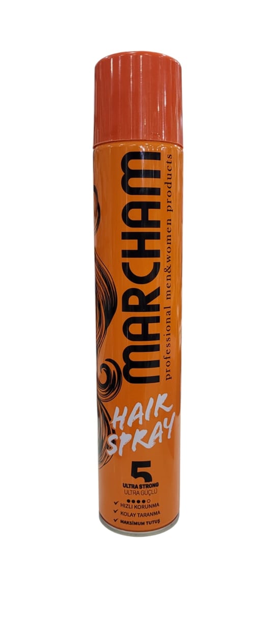 MARCHAM ULTRA STRONG SAÇ SPREYİ  TURUNCU 400 ML NO:5
