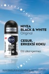Men Erkek Sprey Deodorant Black&white 150ml ve Mini Roll-on 25ml, 72 Saat Anti-perspirant Ter Koruma