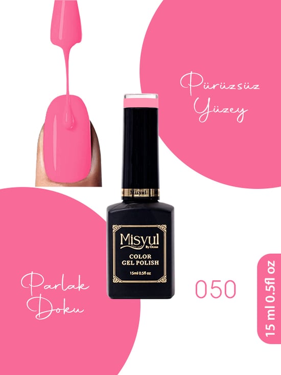 Misyul Uv Led Kalıcı Oje Nail Art 15 Ml 050