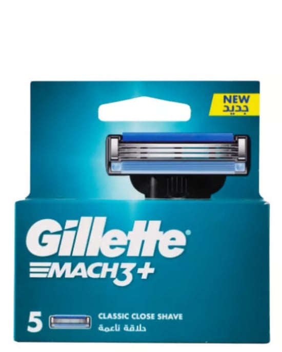 Gillette Mach3 Plus Yedek Tıraş Bıçağı 5'li