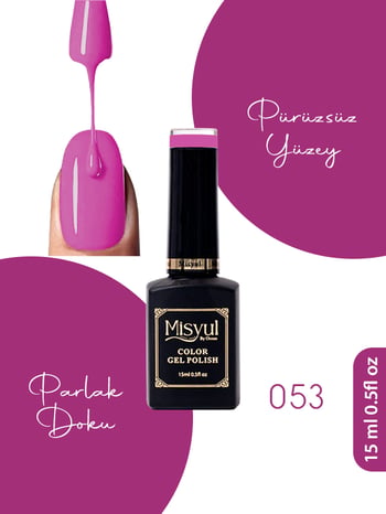 Misyul Uv Led Kalıcı Oje Nail Art 15 Ml 053
