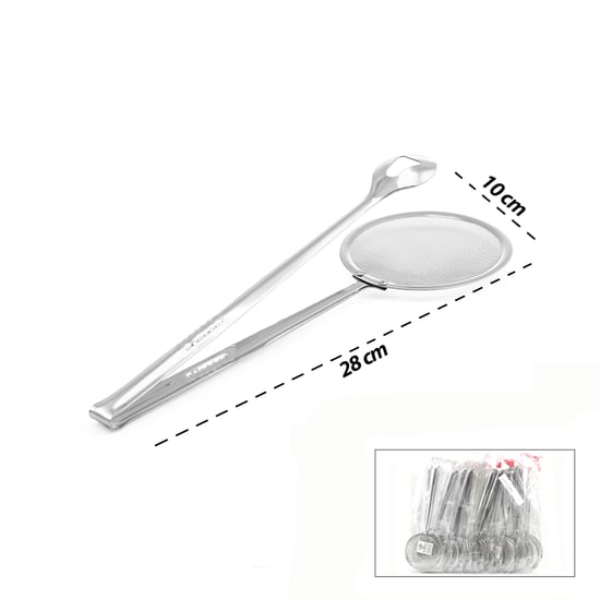 Baysa-103 ( Tel Süzgeçli=10cm ) Çörek Kızartma Maşası ( Metal Maşa=24.5cm ) ( Metal Çerçeve ) ( M.sap=19cm )