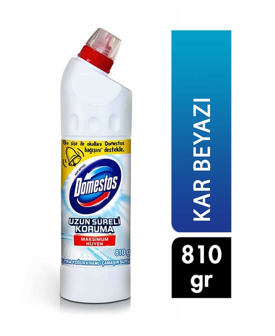 Domestos Maksimum Hijyen Kar Beyazı Yoğun Kıvamlı Çamaşır Suyu 810 Gr