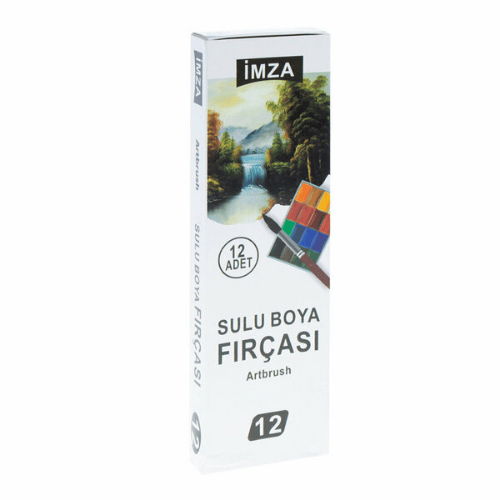 İ̇mza Sulu Boya Firçasi No: 12