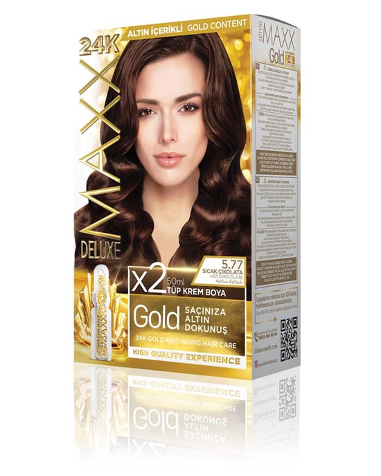 Maxx Deluxe Gold Beauty Set Boya 5.77 Sıcak Çikolata