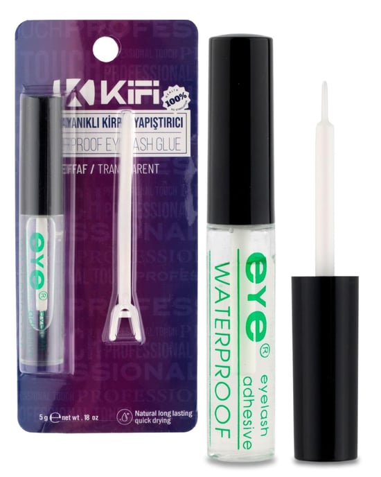Kifi Fırçalı Kirpik Yapıştırıcı Şeffaf