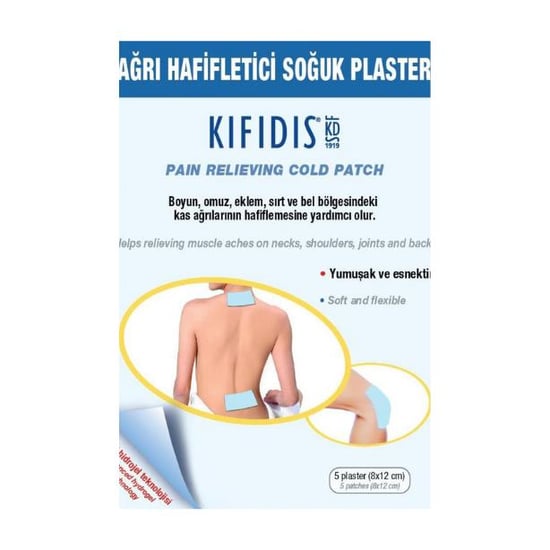 Kifidis Ağrı Hafifletici Soğuk Yakı 5 Adet 8 Cm X 12cm