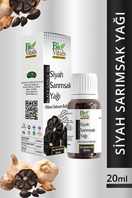 Bio Vitals Siyah Sarımsak Yağı 20 ml